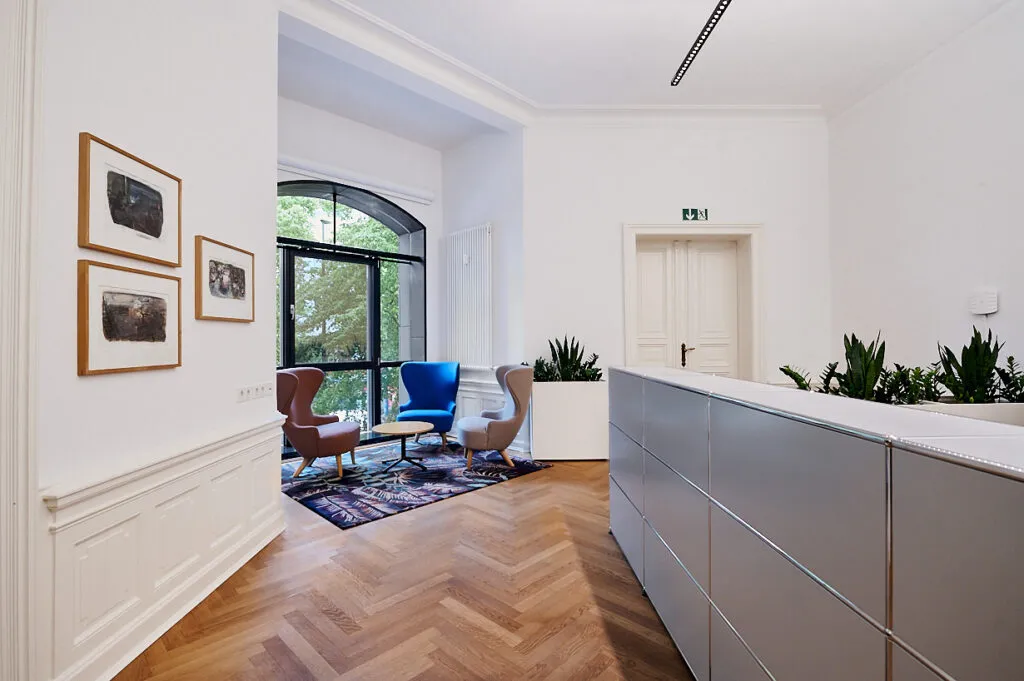 Interiorfotografie für die neu gestalteten DDVG-Büros in Berlin