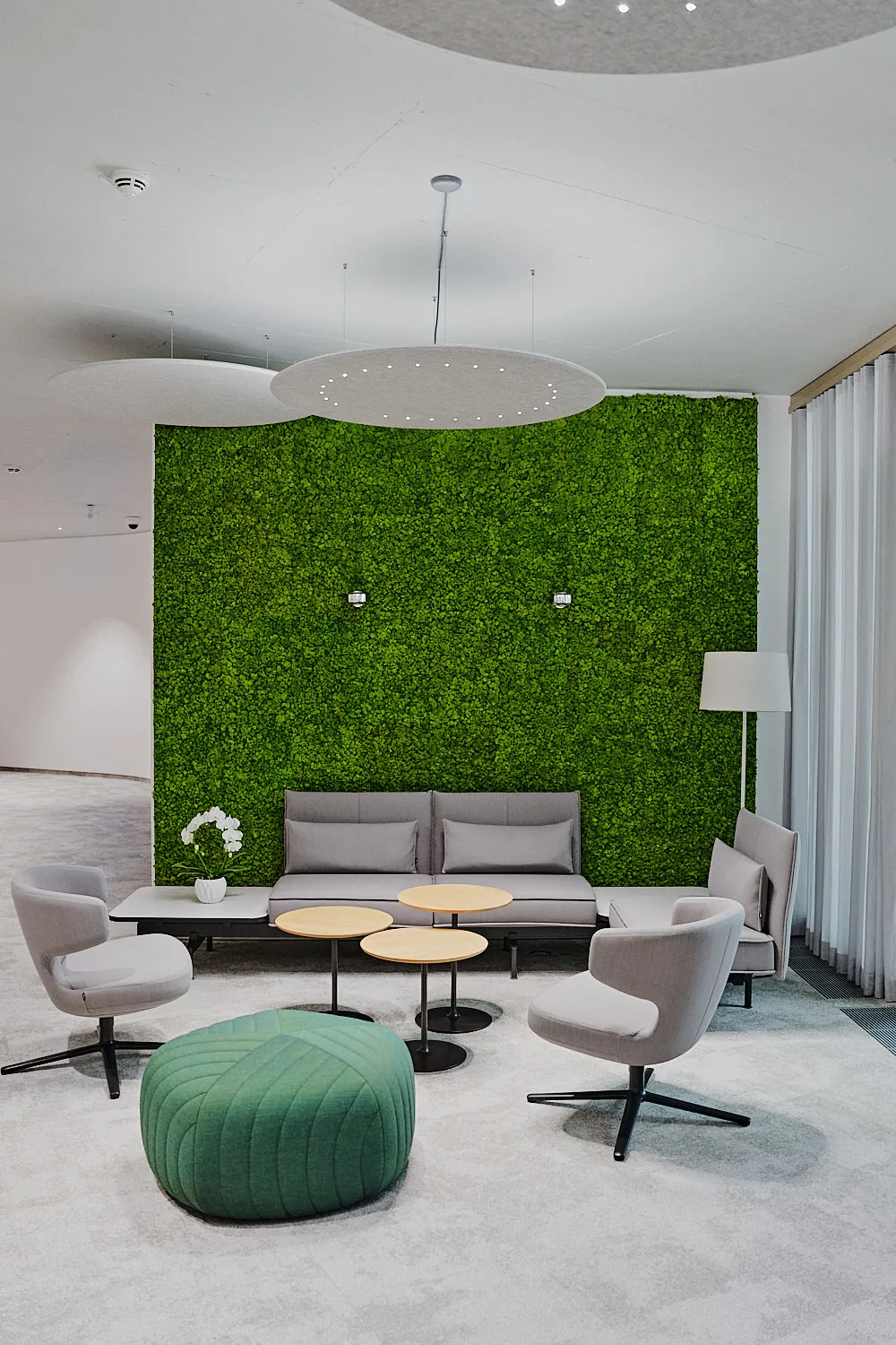 Innenarchitektur der neuen SAB-Zentrale in Leipzig