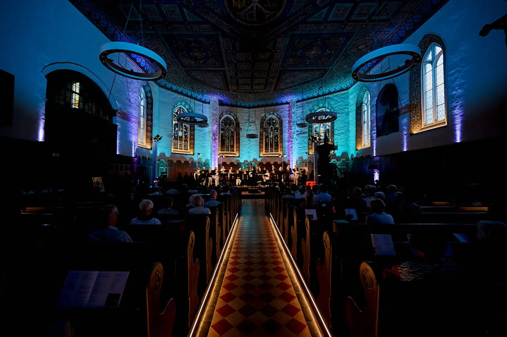 Reportagefotografie in der Kirche St. Marien: „Nigun“ beim Lausitz Festival