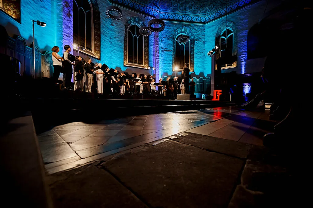 Reportagefotografie in der Kirche St. Marien: „Nigun“ beim Lausitz Festival