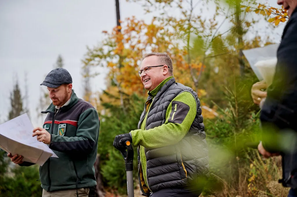 Herbstliche Reportage im verregneten Gemeindewald Neukirch