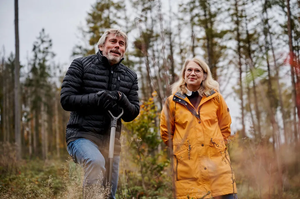 Herbstliche Reportage im verregneten Gemeindewald Neukirch