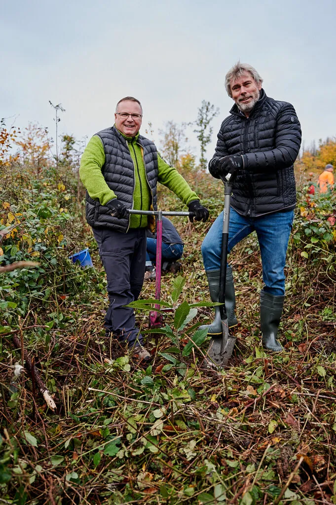 Herbstliche Reportage im verregneten Gemeindewald Neukirch