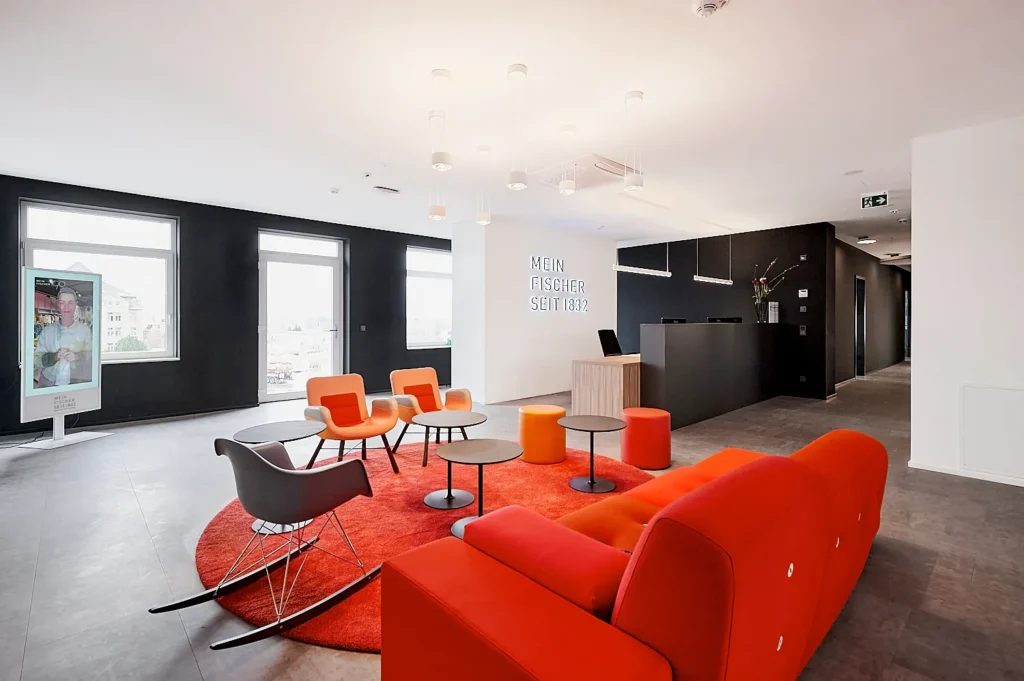 Innenarchitekturfotografie im Kompetenzzentrum Mein Fischer in Taucha